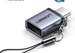 Ugreen Alloy USB 3.1 Gen 2 (10 Gbps) Type-C (Male) to Type-A (Female) OTG Adapter/Convertor with Key Chain (Brand New/Warranty)
