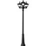 Garden lights Triple Lantern Lamp Posts 2.4 Meter High Image 2