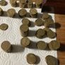 Old brass coins Image 3