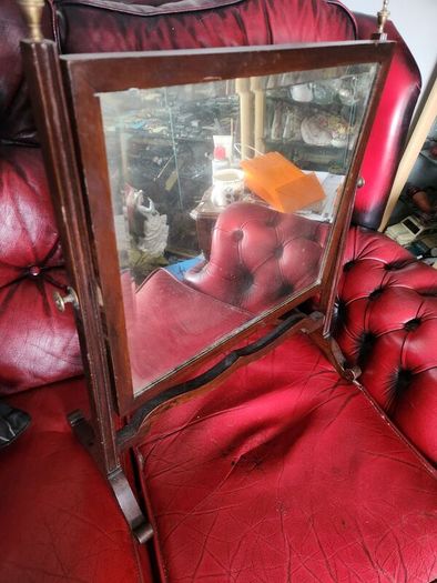 200 yr old crutch mirrors x 2