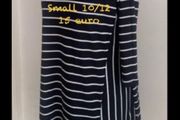 dress Zara Bnwt top/dress size small black and white stripe