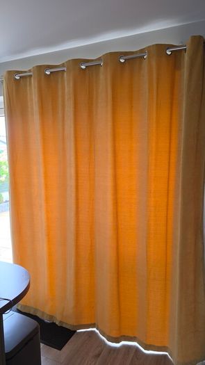 Honey Velour Curtains 72x90