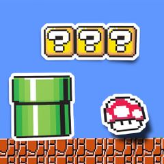 Mario Retro Sprite Glossy Stickers (Pack of 3)