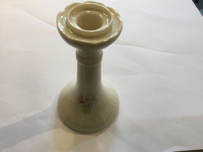 Donegal China Irish Rose Parian patterned candlestick