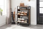 Vintage Shoe Cabinet with 2 Flaps Dustproof