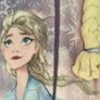 F+F Disney Frozen II Onesie & matching slippers Size 3-4 EUC Image 2