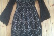 Black lace dress