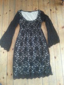 Black lace dress
