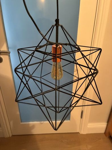 Two Filament Bulb Ceiling Lights