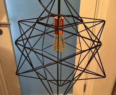 Two Contemporary Pendant Ceiling Lights