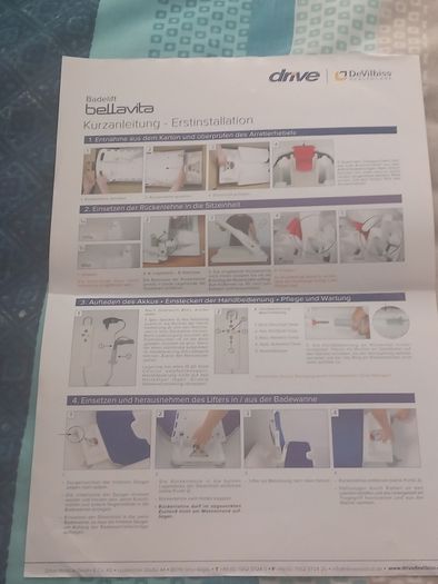 Bath lift Drive Akkulift Bellavita