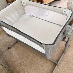 Bassinet /Crib - Next2Me Magic EVO Co-Sleeping Crib - Grey