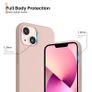 Liquid Silicone Shockproof Case For iPhone 13 Luxury Soft Phone Cover Pink New - FHT3IP13LK Image 4