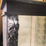 Antique Early 1900s Restored Linen Cabinet Home or Shop Display lock and Key Image 2
