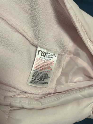Mothercare snow suit for a bay girl
