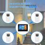 Weather Stations Wireless Indoor Outdoor with Alert and Temperature/Humidity/Barometric/Forecast/Moon Phase/Alarm Clock, LCD Digital Weather Station with Outdoor Sensor for Home Office (Black) Image 5