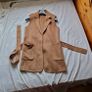 Michael kors belted sleeveless waistcoat Size medium tan wool In excellent condition Image 3