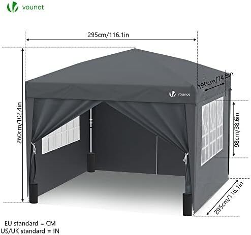 3m x 3m Pop Up Gazebo