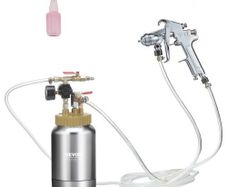 NEW SALE | Spray Paint Pressure Pot Tank, 2L/0.5gal Lightweight Air Paint Pressure Pot, 1.8mm Nozzle Spray Paint Gun 3m Hoses for Home Decoration Architecture Construction Automotive Painting, 45PSI Max