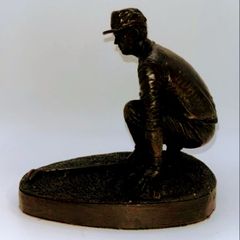 Genesis Fine Arts Bronze Line of Putt golfer Statue