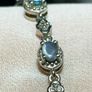 Sterling silver 925 bracelet with natural Alexandrite and Zircon Image 4