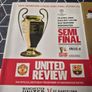 Manchester United collectors champions league programmes Image 3