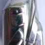 Vintage Miniature Golf Bag Desk Clock Chrome Plated - works well Image 4
