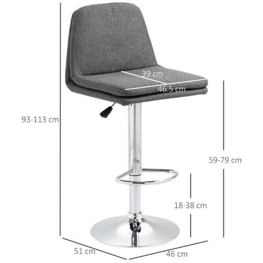Bar Stools Set of 2