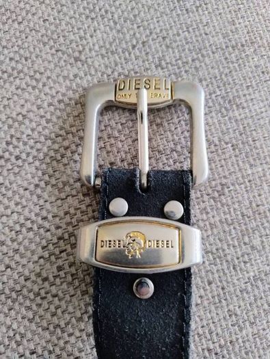 Diesel leather belt in good condition with some scuffs 50 inches full length FREE STANDARD POSTAGE INCLUDED