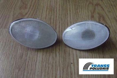 White Side Light Repeater Indicators Set Vauxhall Opel Astra Corsa Meriva Tigra
