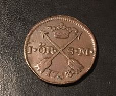 Sweden 1763 One Ore