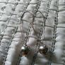 Drop silver earrings Image 4