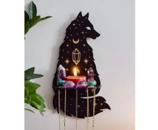 Boho Style Home Decoration - great as a candle stand, display for Crystals, Necklaces Etc