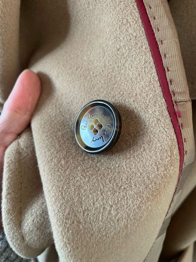 Burberry wool camel coat