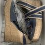 Russell & Bromley Hale Tie blue suede espadrilles Image 3
