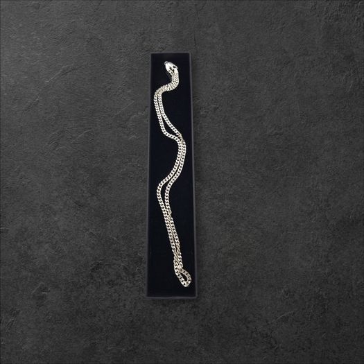 Signed 925 Silver Curb Link Chain