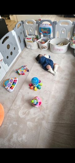 Gupamiga Playpen Baby with free Bezou reversible playmat