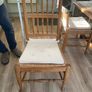 4 Solid Oak vintage dining chairs Image 2