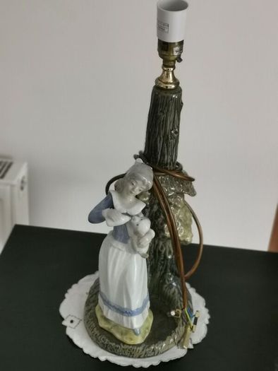 Vintage Tengra porceline lamp