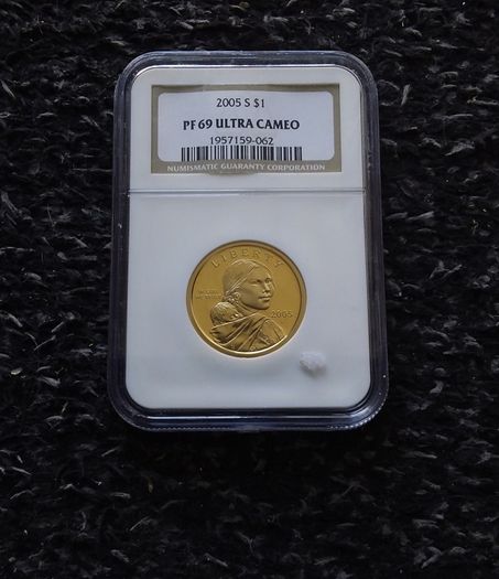 United States : 2005 Sacagawea Dollar PF 69 Ultra Cameo