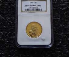 United States : 2005 Sacagawea Dollar PF 69 Ultra Cameo