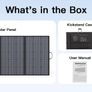 220W portable solar panel for camper van boat home Image 5