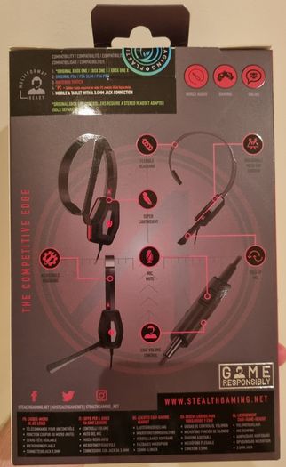 Stealth BlackWidow Chat Headset