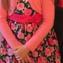 Girls dress Age 10 Pink Flowers Image 4