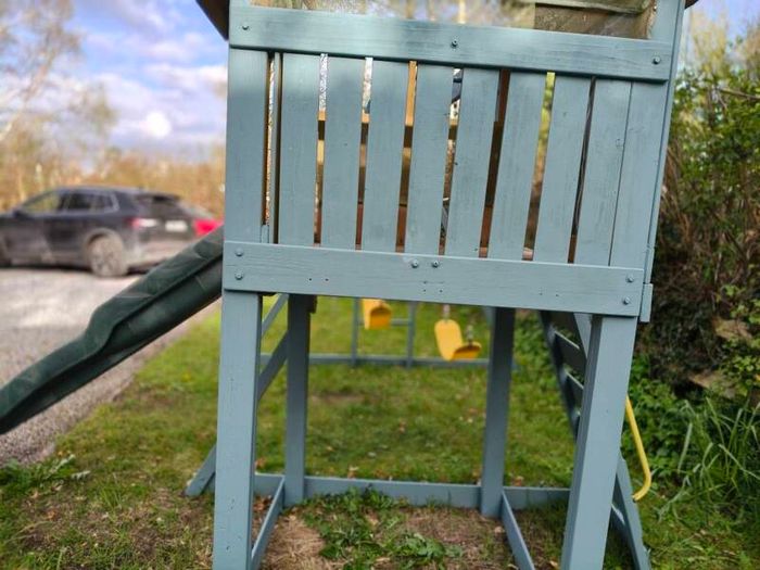 climbing frame, slide, jungle gym