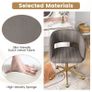 Costway Modern Swivel Home Office Chair with Tufted Back and Seat Image 3