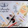 Brand New Sealed House of Crafts Calligraphy Kit Image 5