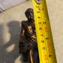 Bronze-style patina and mounted on a white marble basefigurine of the ancient Greek philosopher Diogenes of Sinope, often depicted with his lantern and a dog. Image 4