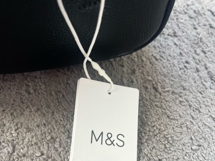 M&S small black handbag