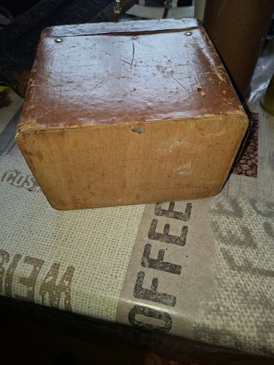 Antique Wooden Pharmacy or Apothecary Storage Box, likely from the early 20th century, Postage Available